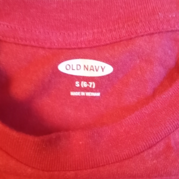 Bundle of 2 Solid Short Sleeve Tees Boys Sz.S(6/7) - Picture 3 of 4